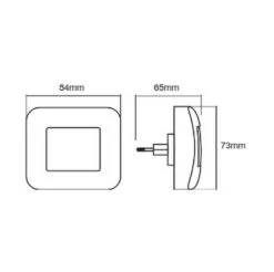 LEDVANCE Lunetta Hall White LED-Nachtlicht Kippbar -Bestes Beleuchtungs Geschäft 10003825 4