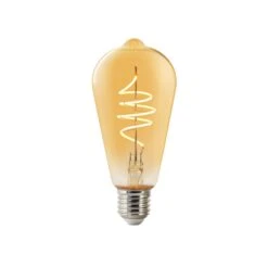 Bestes Beleuchtungs Geschäft 5 Nordlux LED-Lampe ST64 Edison E27 4,7W 822 Smart, Amber