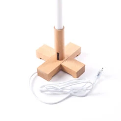 SELETTI Linea LED-Stehleuchte Mit Holz, Weiß -Bestes Beleuchtungs Geschäft 10009493 7