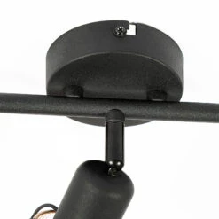 Lindby Eudoria Decken-Spot 3-flammig Schwarz/gold -Bestes Beleuchtungs Geschäft 10010407 7