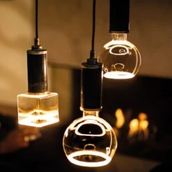 SEGULA LED-Floating-Globelampe G125 E27 4,5W Klar -Bestes Beleuchtungs Geschäft 10010475 4