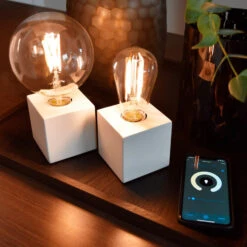 Calex Smart E27 G125 7,5W LED-Filament 1055lm CCT -Bestes Beleuchtungs Geschäft 10011085 7