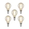 LED-Filamentlampe E14 4W 2700K Tropfen Dimmbar 5er