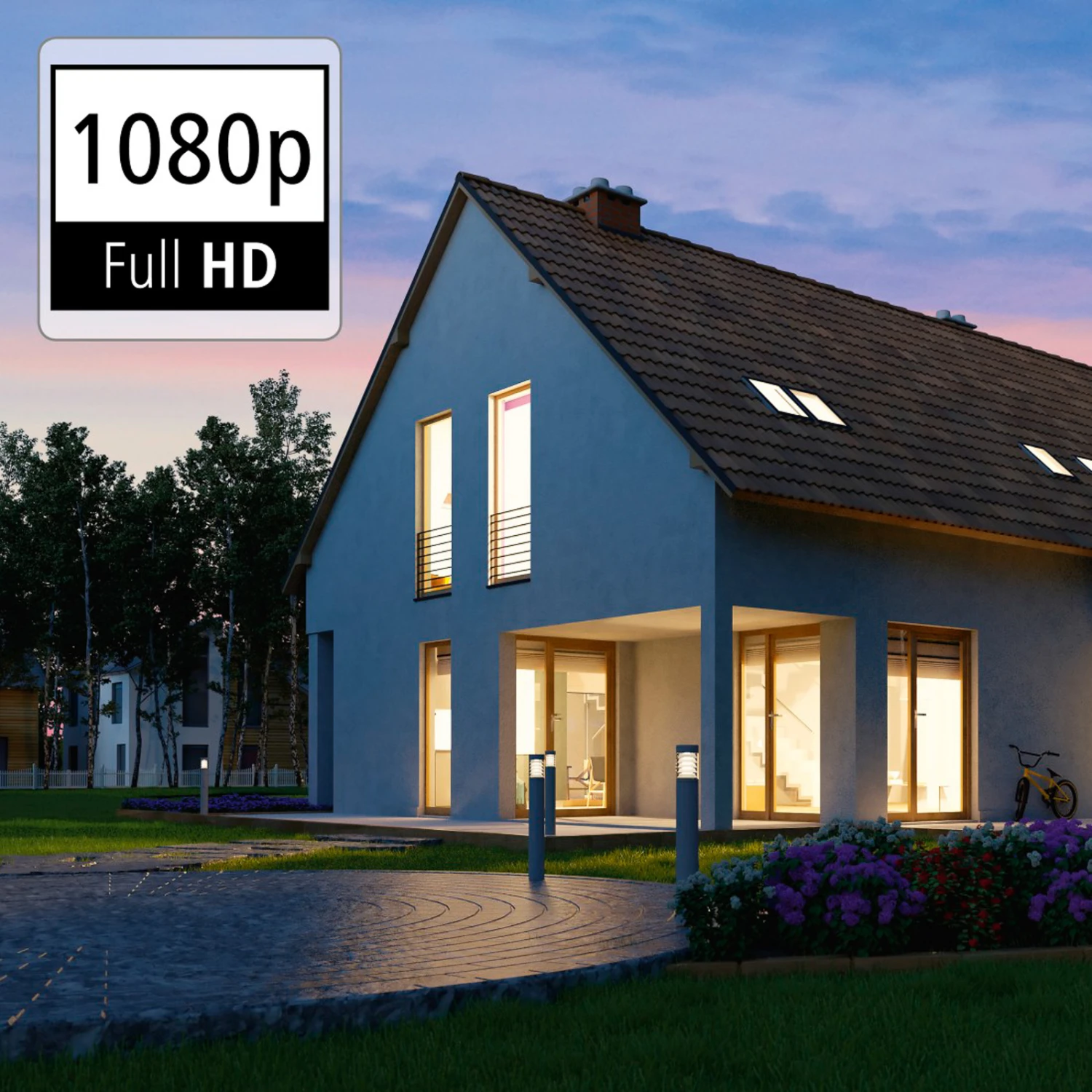 Hama WLAN Außenkamera, 2-Wege-Audio Sensor Schwarz 4 Hama WLAN Außenkamera, 2-Wege-Audio Sensor Schwarz – Bild 4