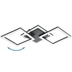 EGLO Connect Paranday-Z LED-Deckenlampe 3-flg 65cm -Bestes Beleuchtungs Geschäft 10012571 5