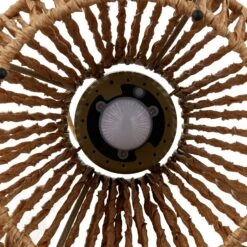 Lindby Amaria LED-Solar-Leuchte Rattan Hell -Bestes Beleuchtungs Geschäft 10012758 7