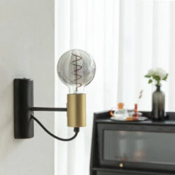 Lucande E27 3,8W LED-Globelampe, G95, 1800K, Smoke 5er-Set -Bestes Beleuchtungs Geschäft 10013201 3