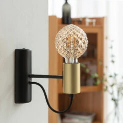 Lucande E27 3,8W LED-Lampe G95, 927 Struktur Amber 5er-Set -Bestes Beleuchtungs Geschäft 10013205 2