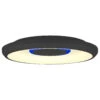 Lindby Lynden LED-Deckenlampe Ø 38cm Schwarz Smart