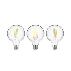 Arcchio LED-Lampe G95 E27 3,8W 2700K 806lm 3er-Set