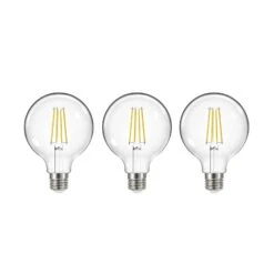 Arcchio LED-Lampe G95 E27 3,8W 3000K 806lm 3er-Set