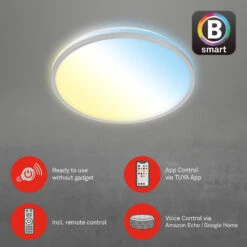 LED-Deckenlampe Ivy S, Dimmbar, CCT, Ø 33 Cm -Bestes Beleuchtungs Geschäft 10014554 5