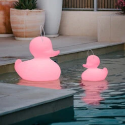LED-Designleuchte DUCK-DUCK S Für Außen In Pink -Bestes Beleuchtungs Geschäft 10016418 2
