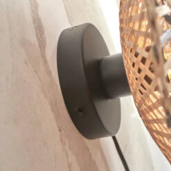 GOOD & MOJO Kalimantan Wand, Schwarz/natur, Ø 87cm -Bestes Beleuchtungs Geschäft 10016556 5