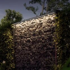 LED-Leuchtleiste, DSM-Zäune, Alu, 246cm, Silber