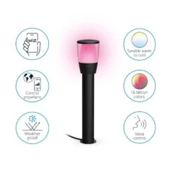 WiZ Elpas LED-Wegeleuchte Schwarz RGBW Erweiterung -Bestes Beleuchtungs Geschäft 10018005 6