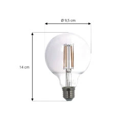 Prios LED-E27-Globe Rauchgrau 4,9W WLAN, 2er-Set 5 Prios LED-E27-Globe Rauchgrau 4,9W WLAN, 2er-Set -Bestes Beleuchtungs Geschäft 10018124 2
