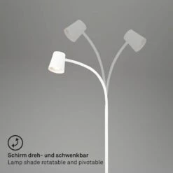 Stehleuchte Skriva, Justierbar, GU10, Weiß -Bestes Beleuchtungs Geschäft 10018181 4