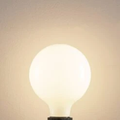 LED-Lampe E27 6W 2.700K G125 Dimmbar Opal 3er-Set -Bestes Beleuchtungs Geschäft 10018207 3