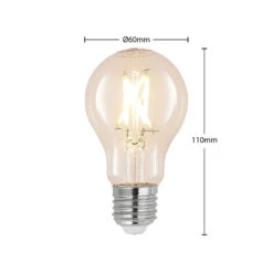 LED-Lampe E27 4W 2.700K Filament Dimmbar Klar 3er -Bestes Beleuchtungs Geschäft 10018256 2