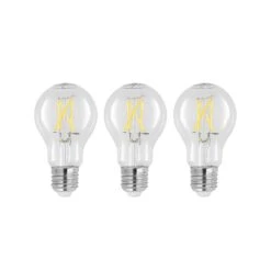 LED-Lampe E27 4W 2.700K Filament Dimmbar Klar 3er