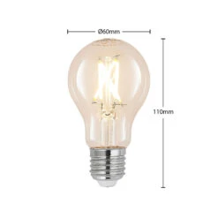 LED-Lampe E27 6W 2.700K Filament,dimmbar Klar 2er -Bestes Beleuchtungs Geschäft 10018262 2