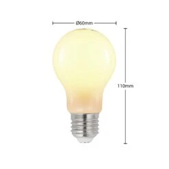 LED-Lampe E27 4W 2.700K Dimmbar, Opal 3er-Set -Bestes Beleuchtungs Geschäft 10018307 2
