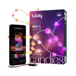 Twinkly Candies Herzen Bluetooth WLAN RGB Klar 6m -Bestes Beleuchtungs Geschäft 10018785 8