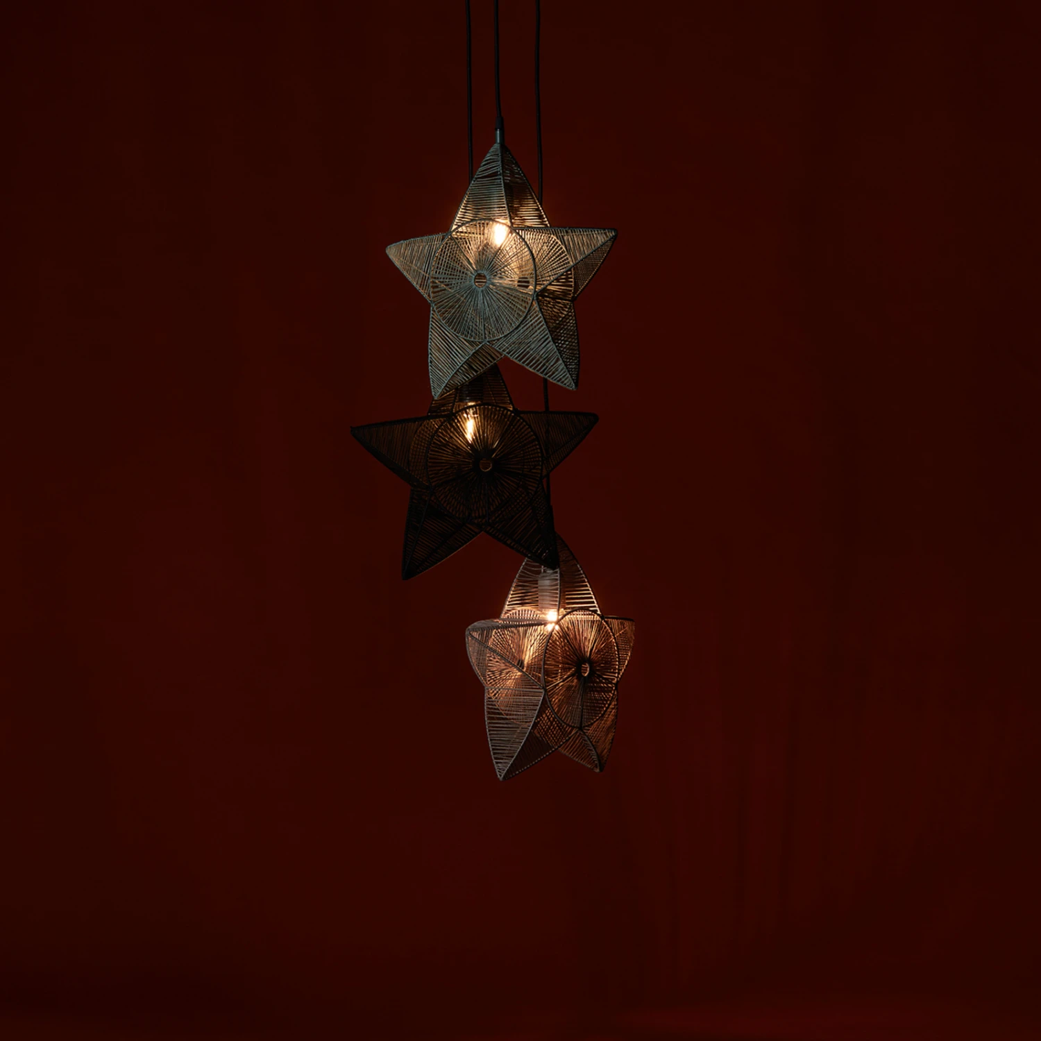 PR Home Regina Dekostern Metall Mit Garn Beige 3 PR Home Regina Dekostern Metall Mit Garn Beige – Bild 3