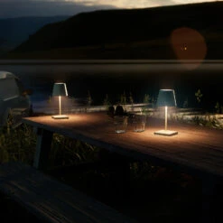 LED-Akku-Tischlampe Nuindie Mini 25cm Salbeigrün -Bestes Beleuchtungs Geschäft 10020737 2