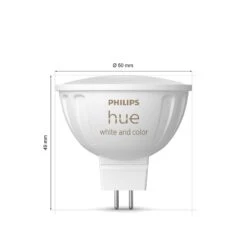 Philips Hue White & Color Ambiance 6,3W GU5,3 2er -Bestes Beleuchtungs Geschäft 10021288 4