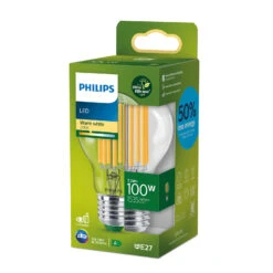 Philips E27 LED-Lampe A60 7,3W 1535lm 2.700K Klar -Bestes Beleuchtungs Geschäft 10021493 3