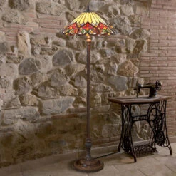 Stehleuchte Anni Im Tiffany-Stil