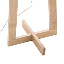 Stehleuchte Sacha LS Aus Holz Und Textil, Weiß -Bestes Beleuchtungs Geschäft 1065086 5