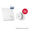 ABUS Z-Wave Brandschutz-Set Mit Drei Rauchmeldern