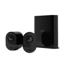 Arlo Ultra 2 Sicherheitssystem, 2 Kameras, Schwarz