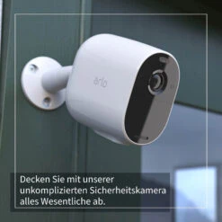 Arlo Essential Außenkamera, 4er Set, Weiß -Bestes Beleuchtungs Geschäft 1080062 2