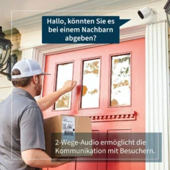 Arlo Essential Außenkamera, 4er Set, Weiß -Bestes Beleuchtungs Geschäft 1080062 7