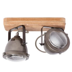 BRILLIANT Carmen Wood - Deckenleuchte Im Industrielook 2fl -Bestes Beleuchtungs Geschäft 1509429 3