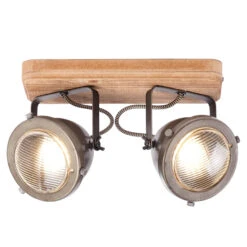 BRILLIANT Carmen Wood - Deckenleuchte Im Industrielook 2fl -Bestes Beleuchtungs Geschäft 1509429 4