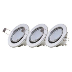 LED-Einbauleuchten 7221-039 Fit 3er-Set In Alu -Bestes Beleuchtungs Geschäft 1510495 2