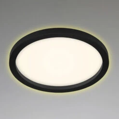 LED-Deckenlampe 7361, Ø 29 Cm, Schwarz