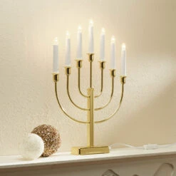 Kristina - Kerzenleuchter Messing 7-flg. -Bestes Beleuchtungs Geschäft 1522578 4