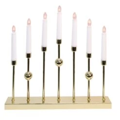 Kerzenleuchter Gustavo 7fl. Gold -Bestes Beleuchtungs Geschäft 1522580 5