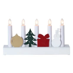 Bunter Kerzenleuchter Julia M. Weihnachtsmotiven -Bestes Beleuchtungs Geschäft 1522888 2