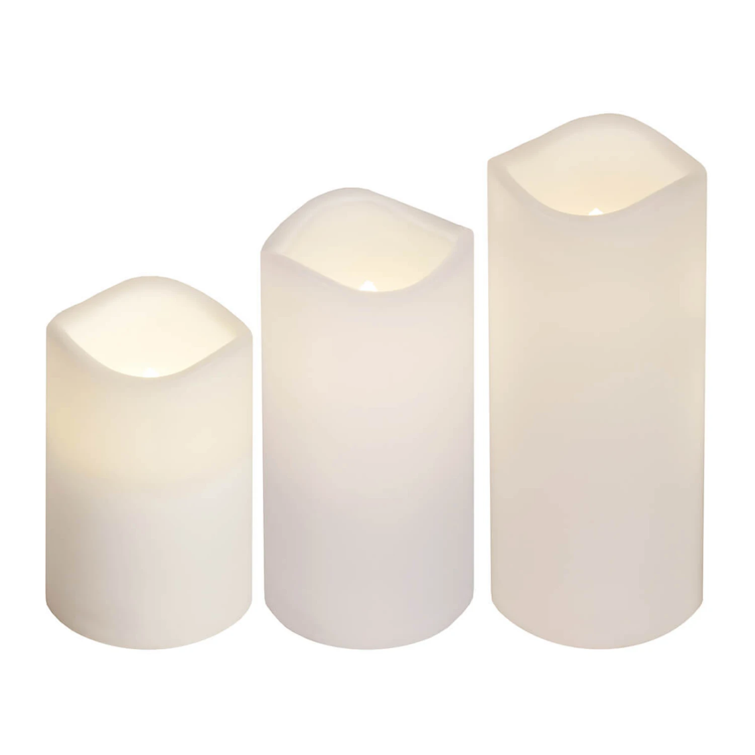 Dreierset LED-Kerzen Für Den Außenbereich 3 Dreierset LED-Kerzen Für Den Außenbereich – Bild 3