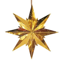 Goldfarbener Metallstern Mini -Bestes Beleuchtungs Geschäft 1523231 3