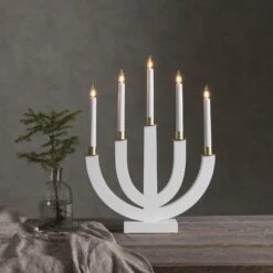 Kerzenleuchter Eli Weiß -Bestes Beleuchtungs Geschäft 1523714 3