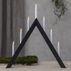 Kerzenleuchter Arrow, Spitz, 7flammig, Weiß -Bestes Beleuchtungs Geschäft 1523721 2