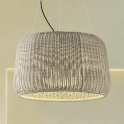 Bover Fora S - Außenhängeleuchte, Weiß-beige